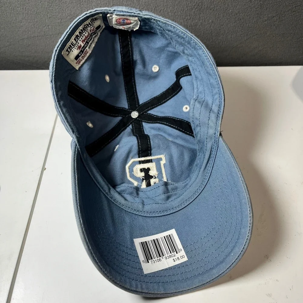 Rhode Island Rams Hat Twins Enterprise The Franchise Fitted Blue Cap Small
